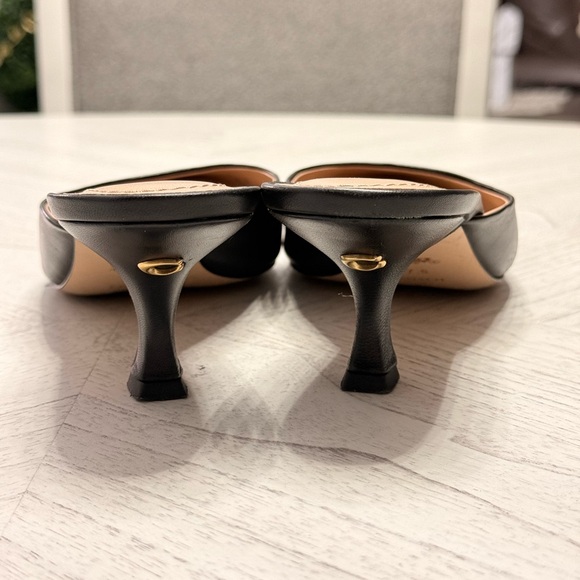 Coach Renn 57MM Leather Pointed Toe Mule Size 7.5 - Picture 3 of 5